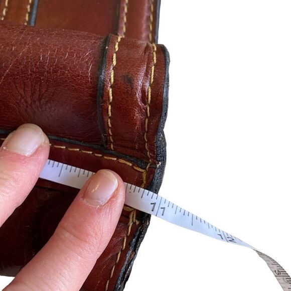 Handmade Mexican Brown Leather Satchel Bag - Picture 13 of 15